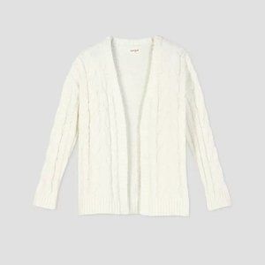 NEW! Cat & Jack Girls' Sparkle Open Cardigan